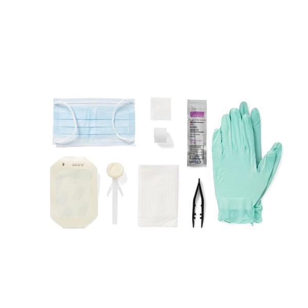 Tray Dressing Change ChloraPrep With Vinyl Gloves/Curad Tape 1x18